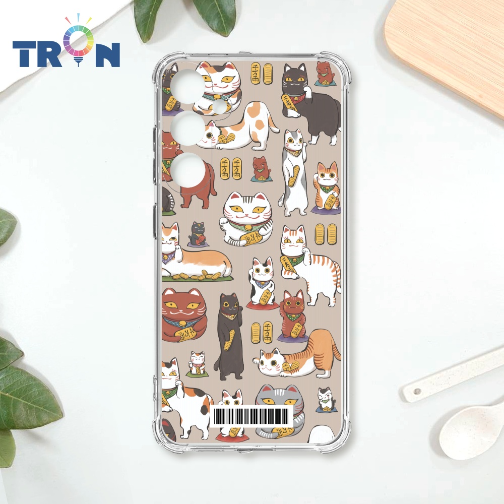 TRON 三星 A55 俄羅斯方塊招財貓大集合 載具 四角防摔殼 手機殼