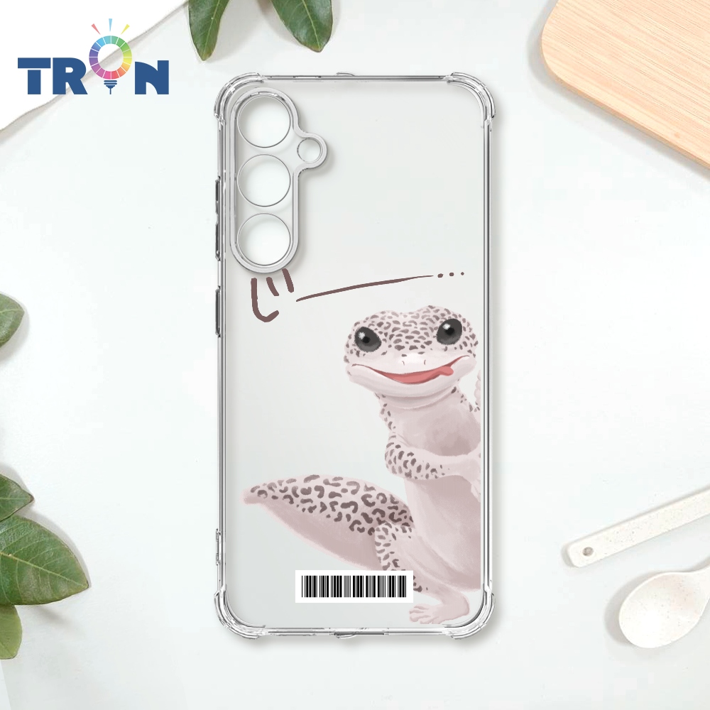 TRON 三星 A55 偷看的張嘴守宮 載具 四角防摔殼 手機殼