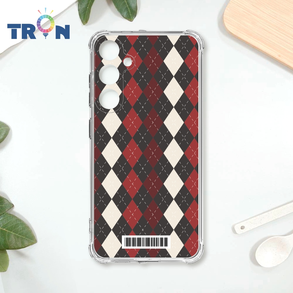 TRON 三星 A55 英式蘇格蘭格紋A款 載具 四角防摔殼 手機殼