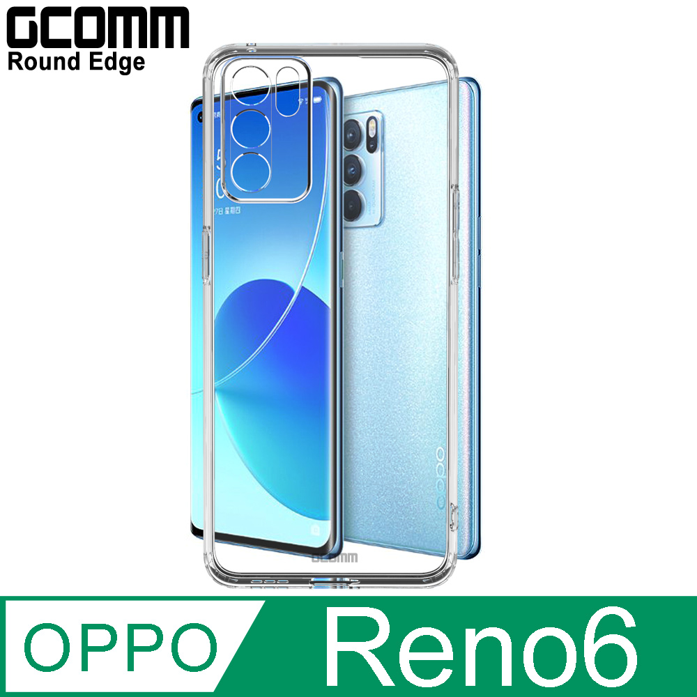 GCOMM Round Edge 清透圓角防滑邊保護套 OPPO Reno6