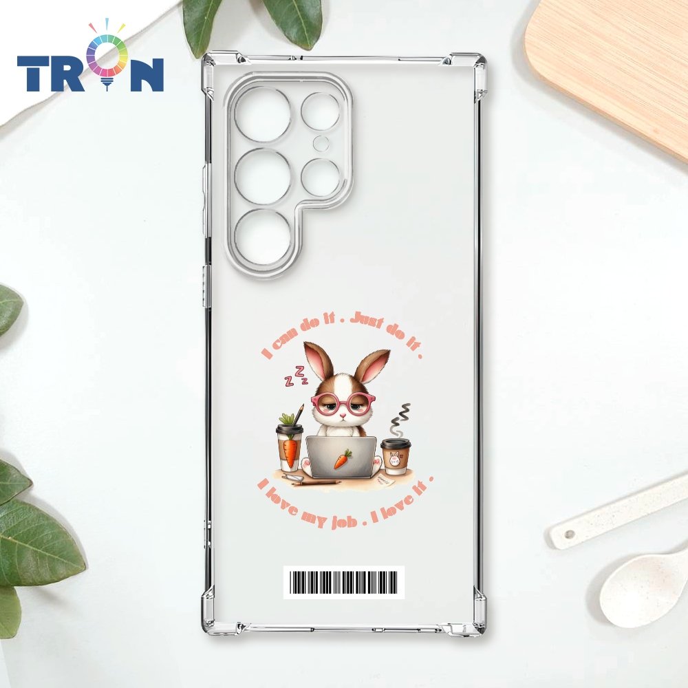 TRON 三星 S22 Ultra 小動物不想上班單圖 載具 四角防摔殼 手機殼