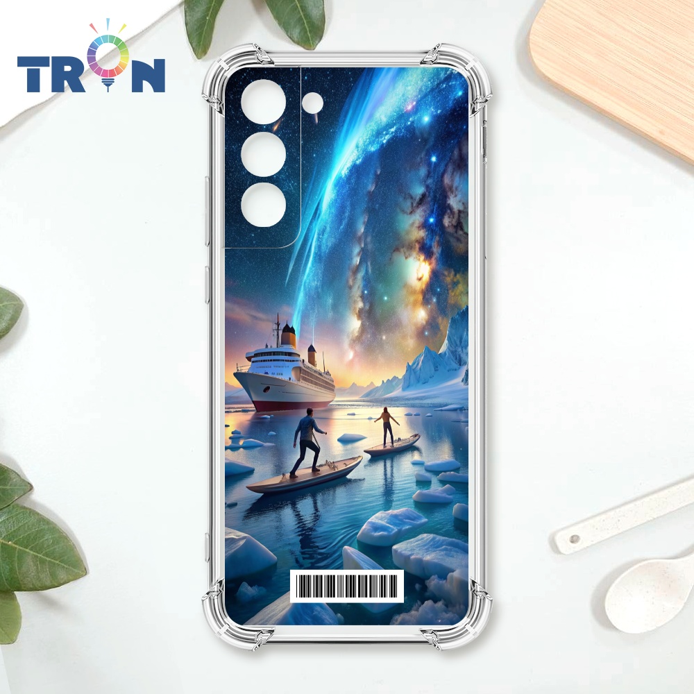 TRON 三星 S22 PLUS 冰川上的划船 載具 四角防摔殼 手機殼