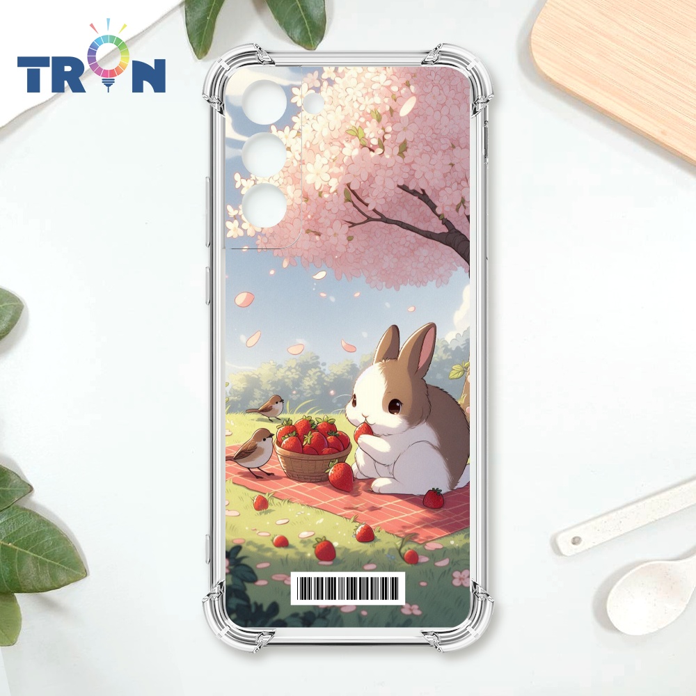 TRON 三星 S22 PLUS 可愛小動物樹下乘涼 載具 四角防摔殼 手機殼