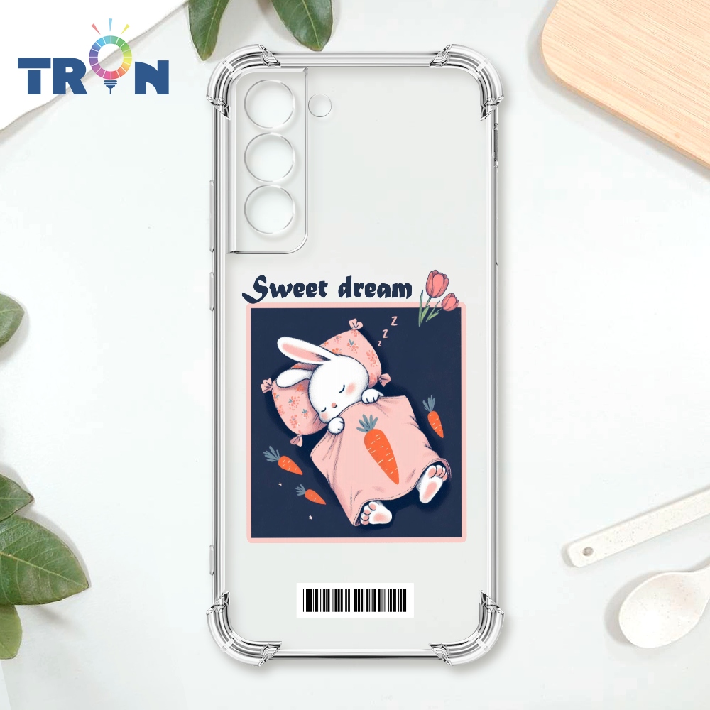TRON 三星 S22 PLUS 小動物晚安美夢系列透明殼 載具 四角防摔殼 手機殼