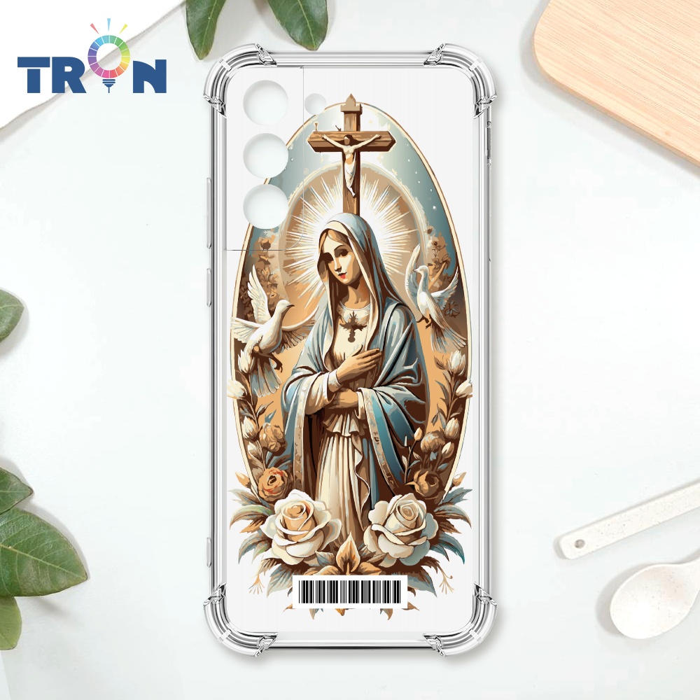 TRON 三星 S22 PLUS 聖母簡約風 載具 四角防摔殼 手機殼