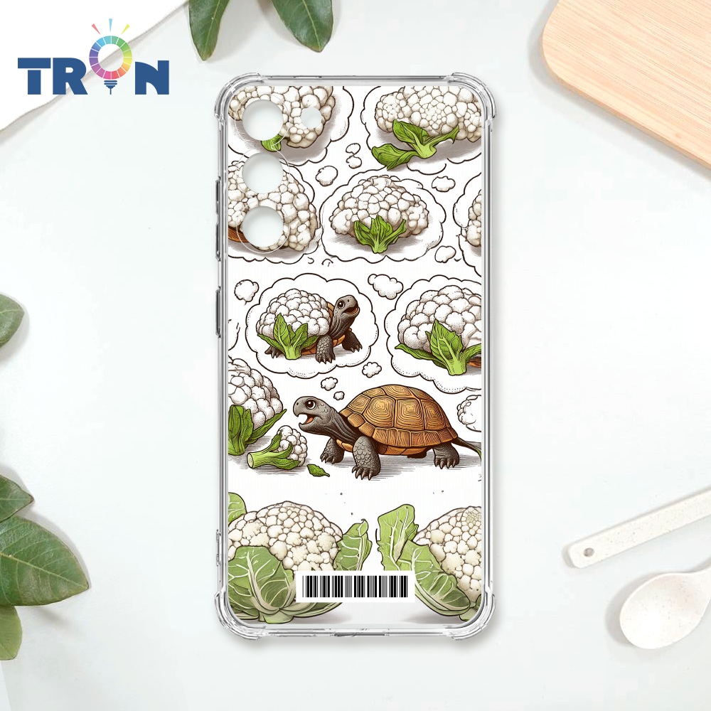 TRON 三星 S23  烏龜與花椰菜系列  載具 四角防摔殼 手機殼