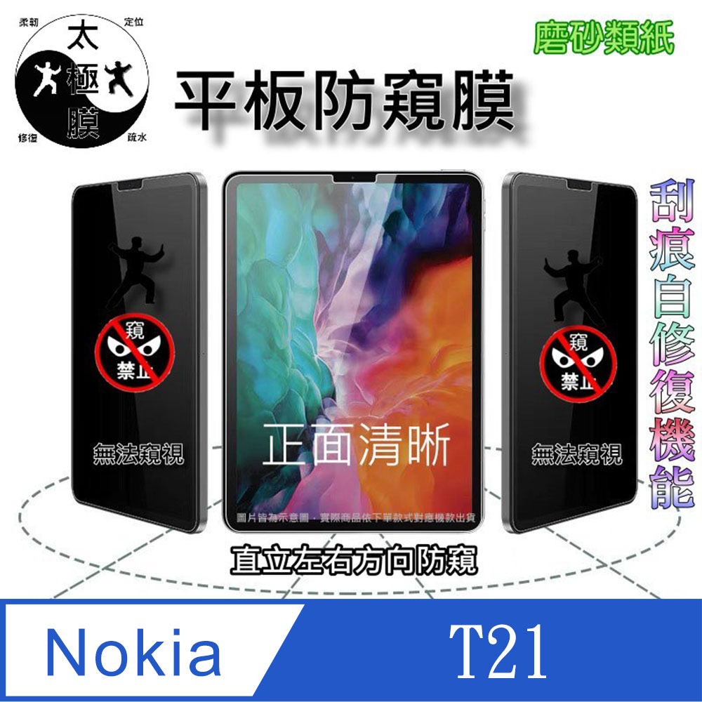 Nokia T21 全屏防窺平板螢幕保護貼