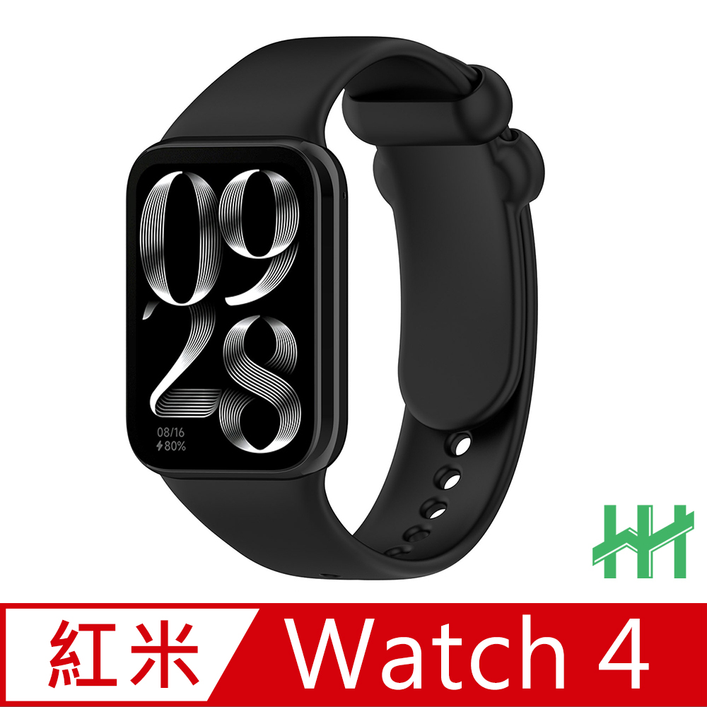 【HH】Redmi Watch 4 矽膠腕帶(黑)