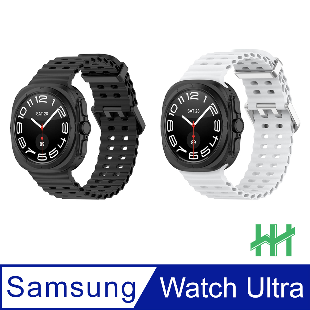 HH Samsung Galaxy Watch Ultra -47mm 海洋矽膠錶帶