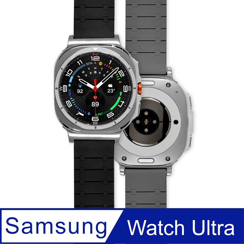 三星 Galaxy Watch Ultra (47mm) 矽膠運動錶帶