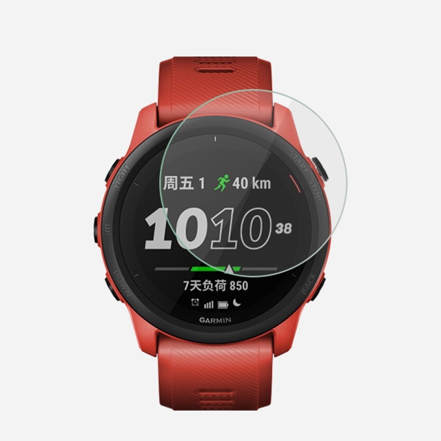Forerunner 745 硬度9H優化防爆玻璃 錶面螢幕保護貼 (二入組)