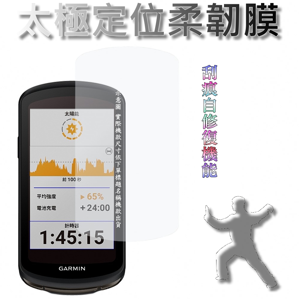GARMIN Edge 1050/1040/1030 柔韌疏水自修復螢幕保護貼