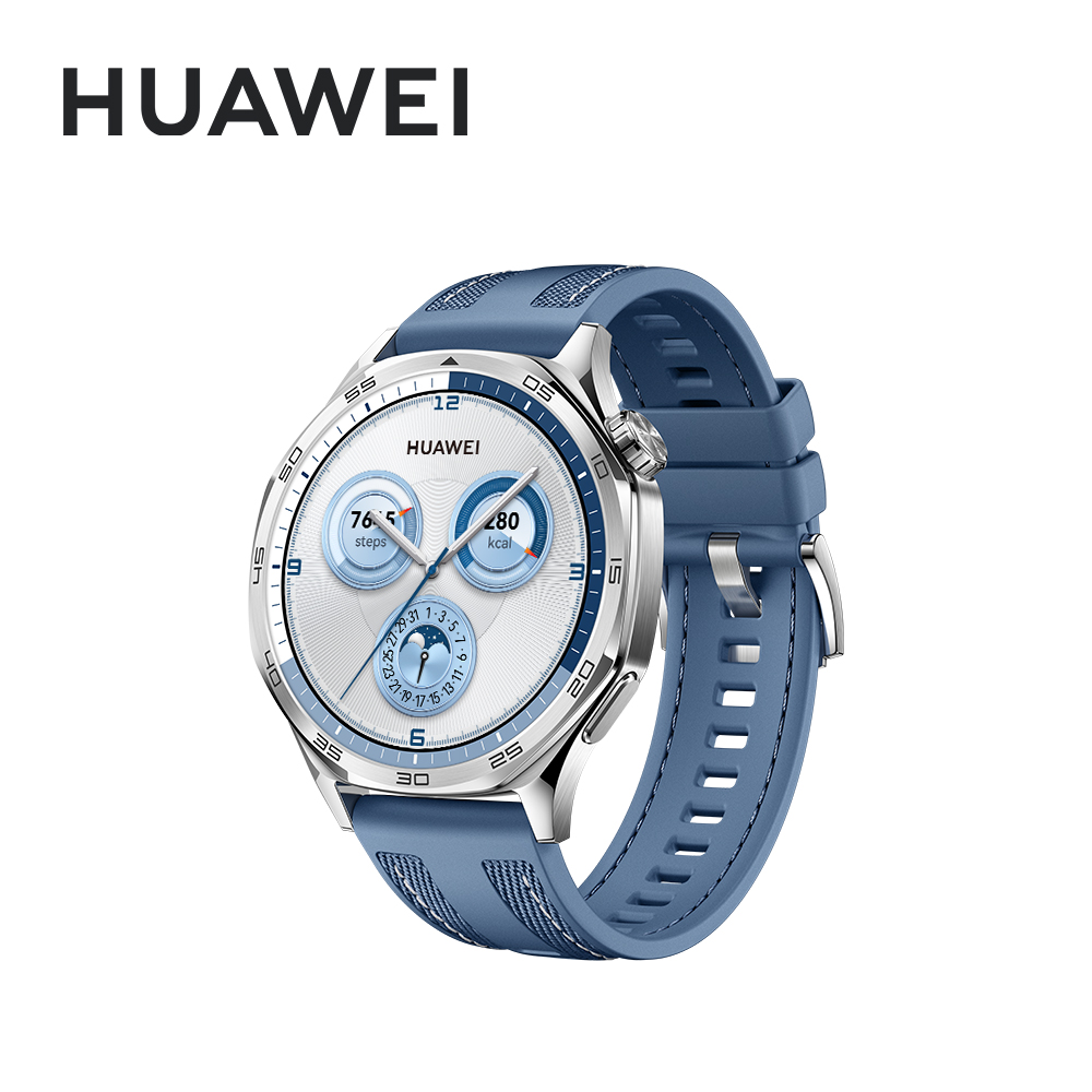 HUAWEI 華為 Watch GT5 46mm 運動健康 智慧手錶 托帕藍