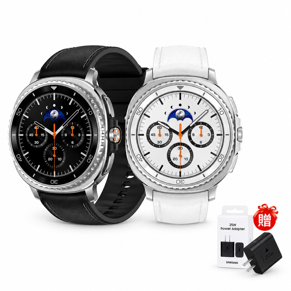Samsung 三星 Galaxy Watch8 Classic 46mm LTE版 智慧手錶(L505)加贈原廠 25W快充型旅充