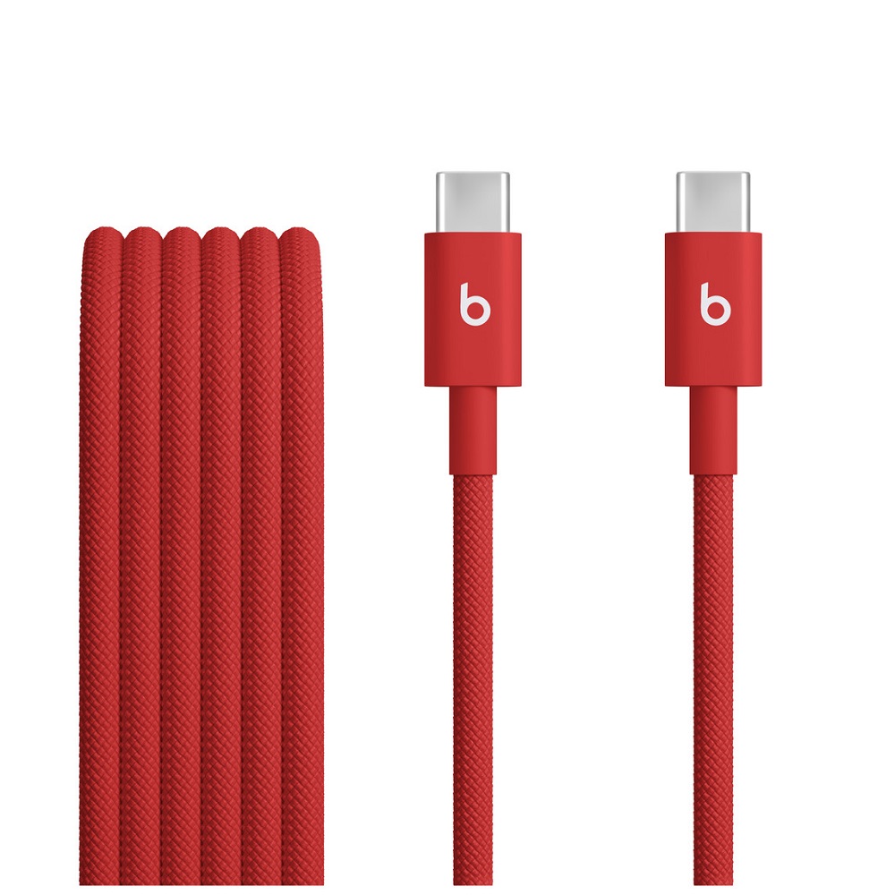Beats USB-C to C 60W 編織充電線 (1.5 m) -  疾速紅