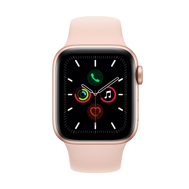 Apple Watch S5 GPS, 40mm Gold - Pink Sand Sport Band (MWV72TA/A