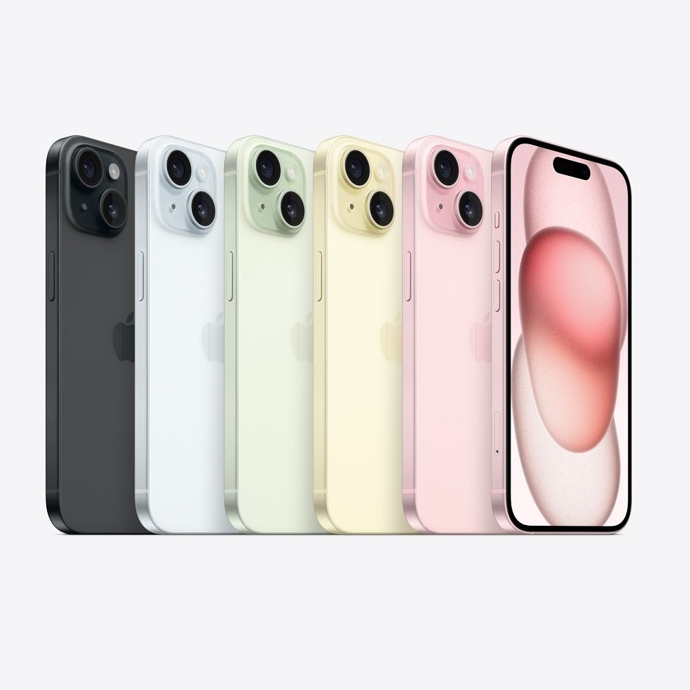 【福利品】iPhone 15 128G 粉紅/黃/綠/藍/黑