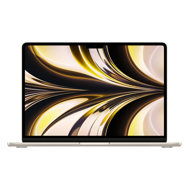 MacBook Air 13 Apple M2 晶片 配備 8核心 CPU, 10核心 GPU, 512GB SSD 儲存空間-星光色