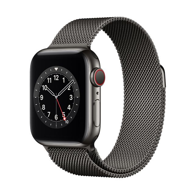 Apple Watch S6 LTE, 40mm Graphite Stainless Steel Case with