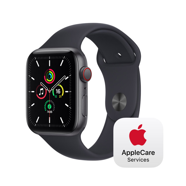 Apple Watch SE GPS +Cellular 44mm Space Grey Aluminium Case with