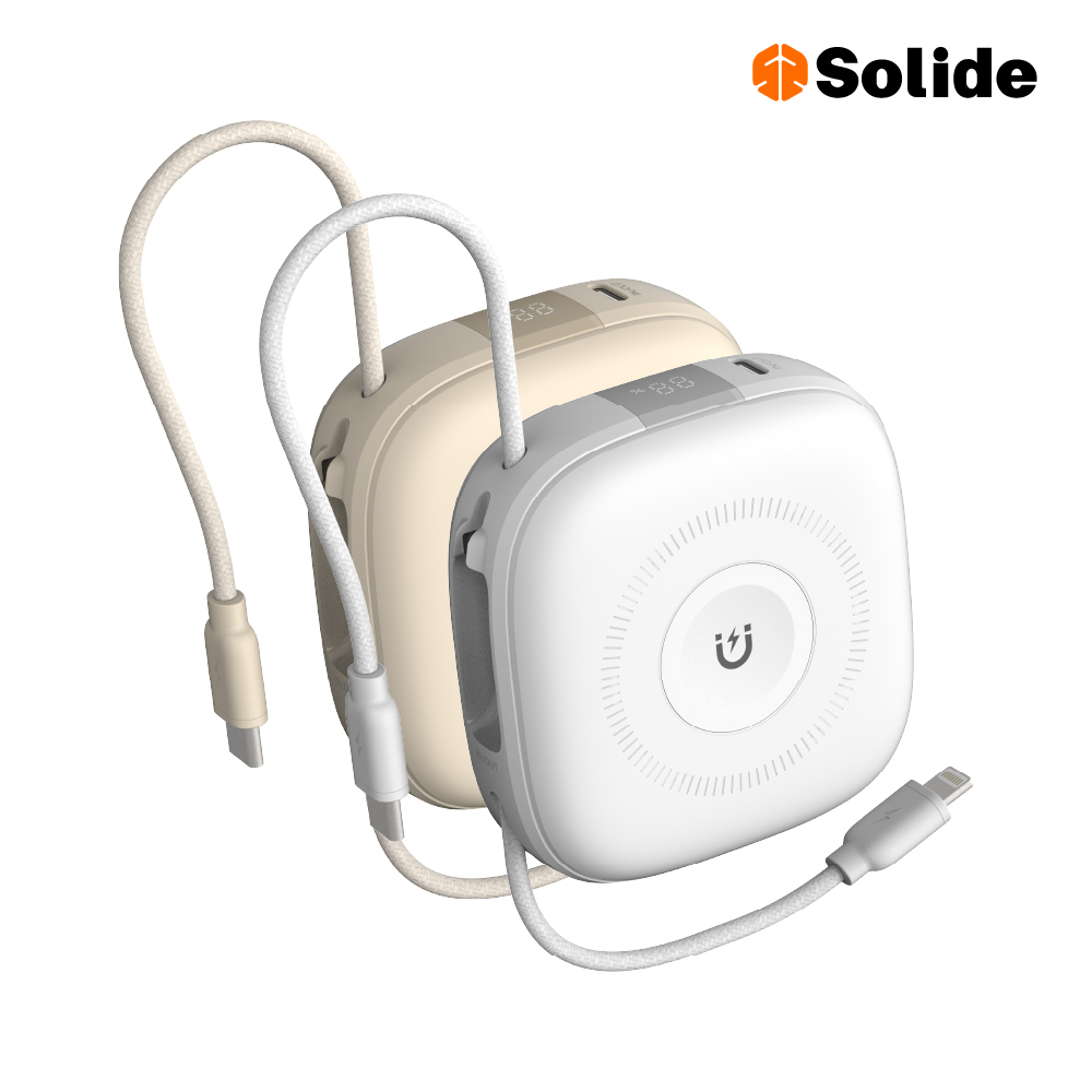 SOLiDE 38.5wh 索力得 Macaron 馬卡龍 10000mAh 六合一萬用快充行動電源 L-C 可上飛機