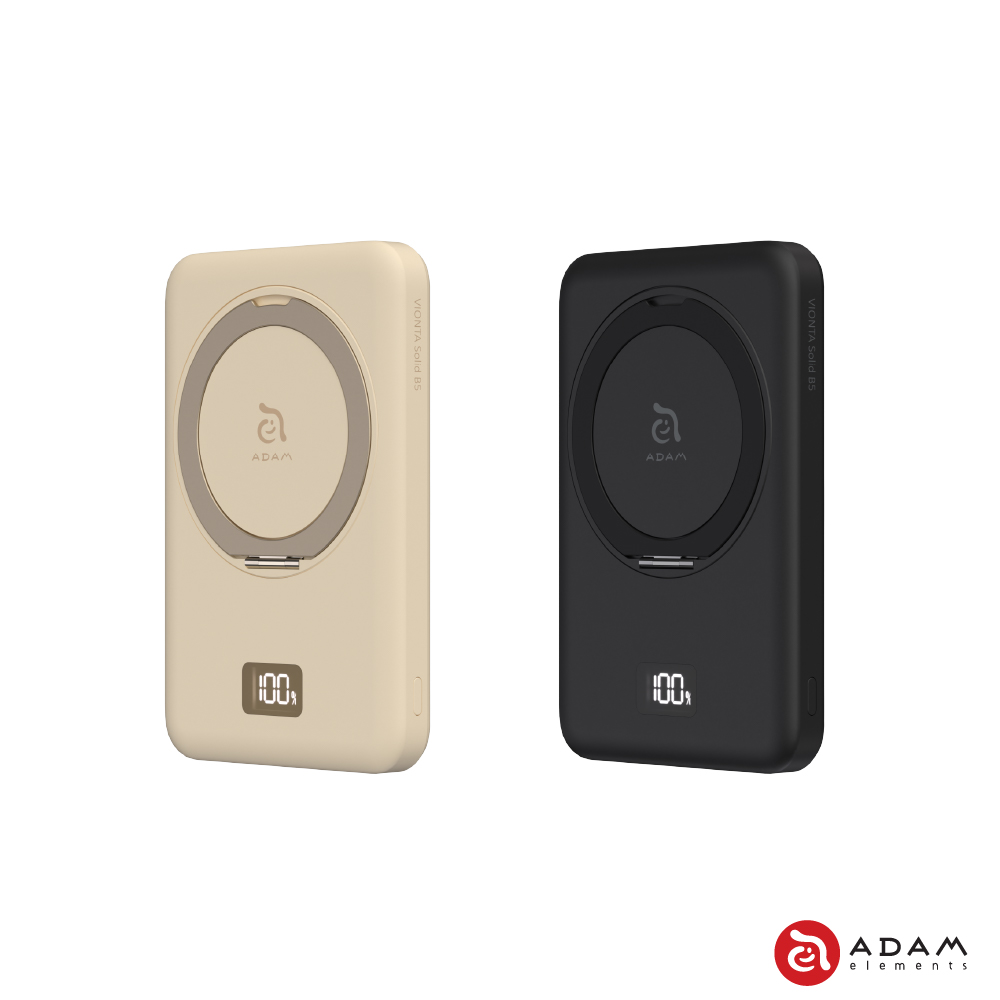 VIONTA B5 SSB磁吸旋轉支架行動電源 (標示Wh/3C認證/可上飛機) 5000mAh