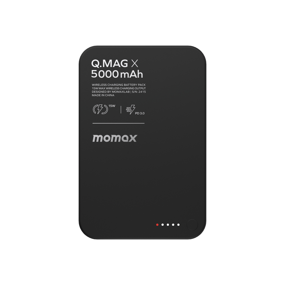 MOMAX 摩米士 Q.Mag X 5000mAh 超薄磁吸行動電源 IP116A（其他規格）