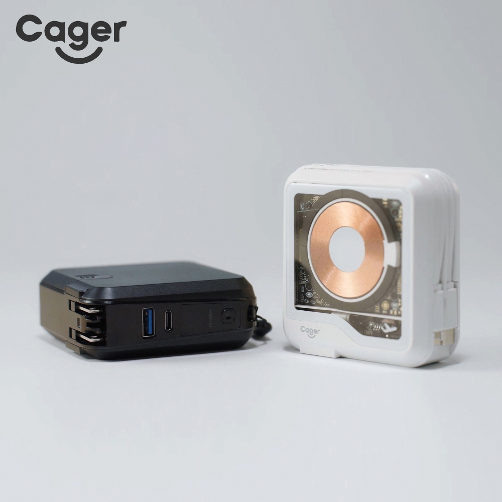 Cager 20W 雙C版 快充王者行動電源10000 mAh/37Wh(WPD28)