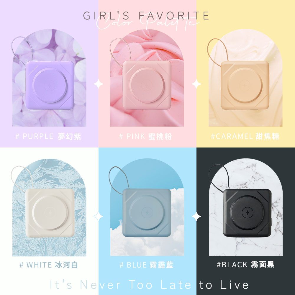 Miworks 米沃 22.5W 七合一快充磁吸行動電源