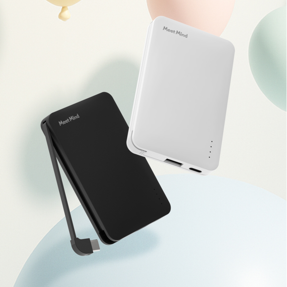 Meet Mind 5000mAh 自帶線三輸出行動電源（其他規格）