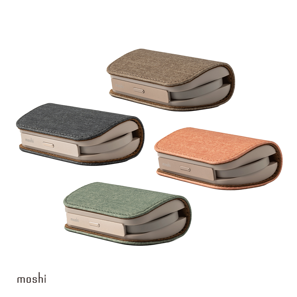 Moshi 摩仕 IonGo 5K Duo-C PD充電帶線行動電源 (雙 USB-C 充電線)