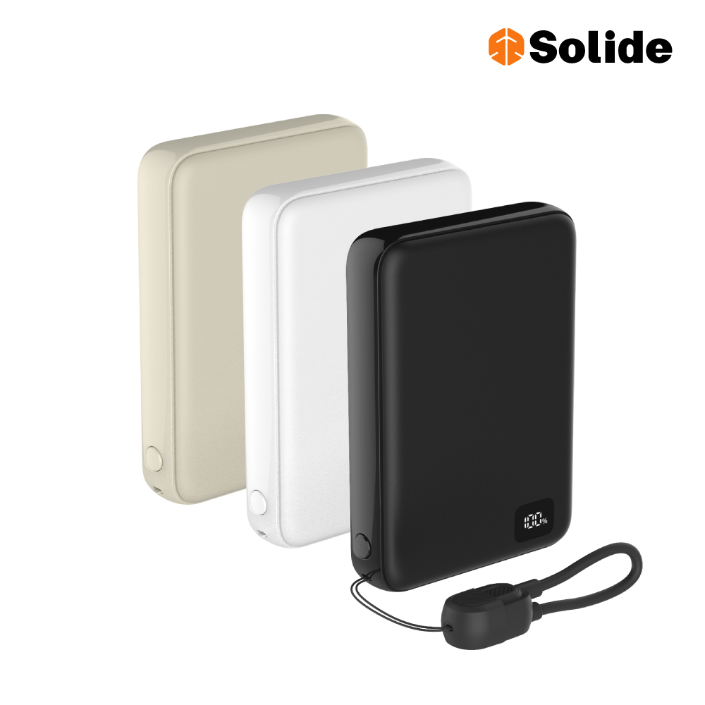 SOLiDE 5000mAh NEXEN 半固態磁吸行動電源/15.5Wh