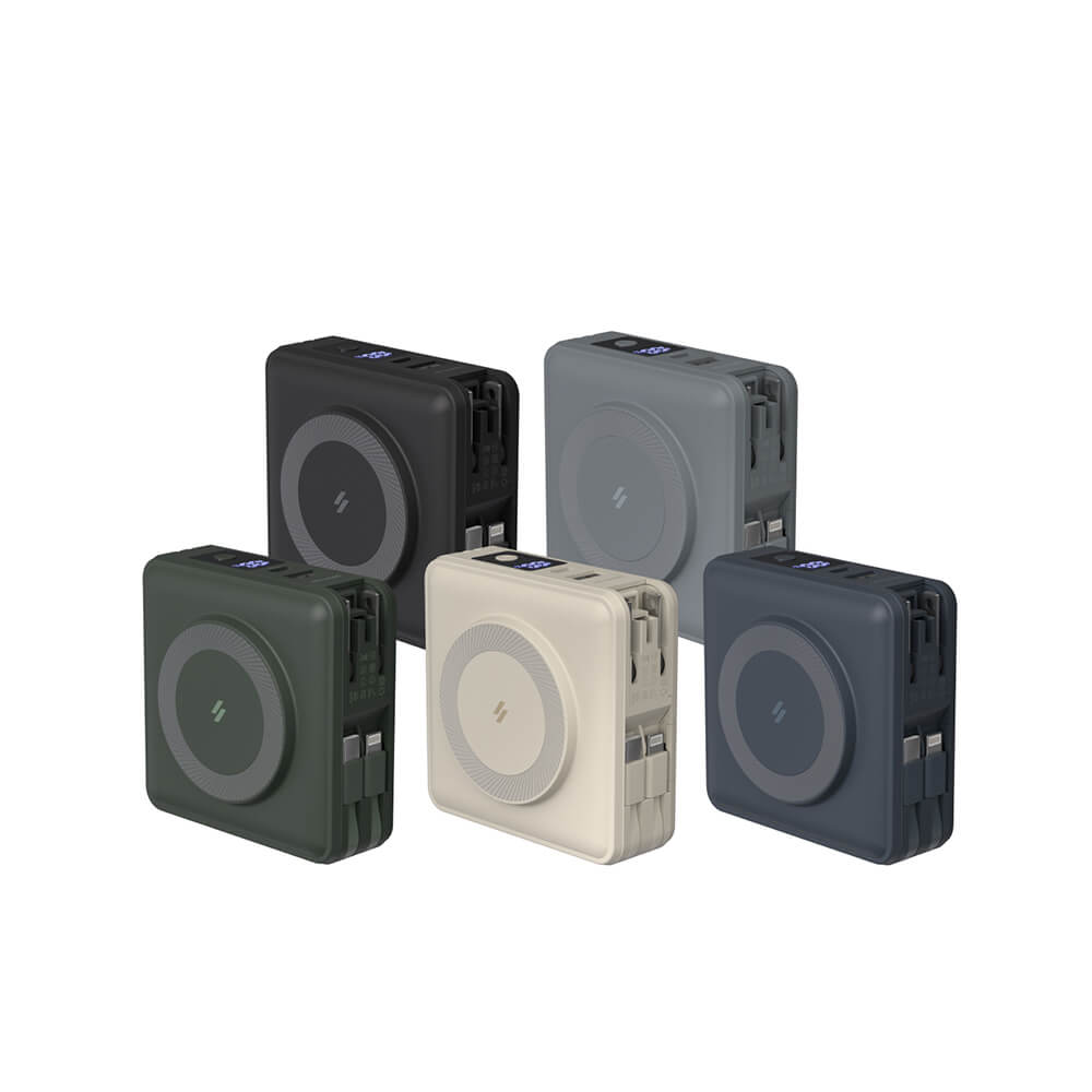 15000mAh(C+L)自帶線 GRAVITY X5 USB-C & Lightning 五合一萬用行動電源  Wh已標示 55.5Wh