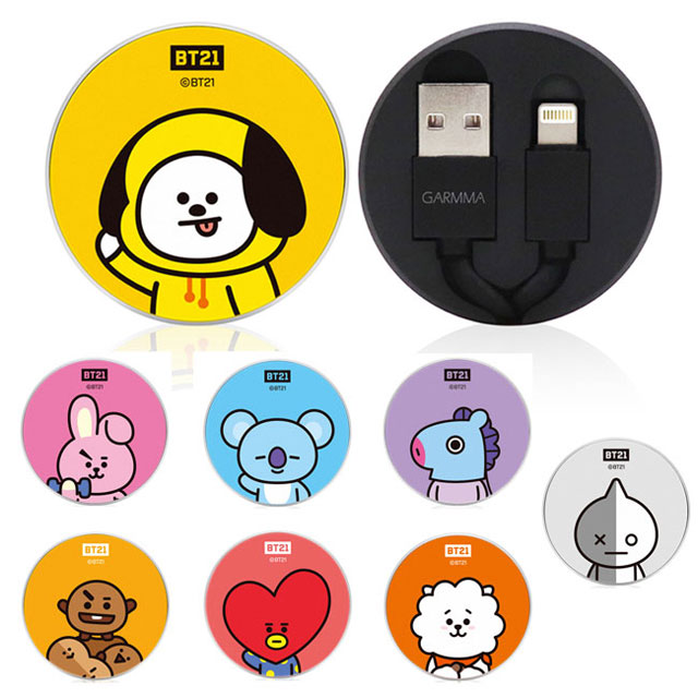 GARMMA 宇宙明星BT21 Lightning 8pin 伸縮式傳輸線