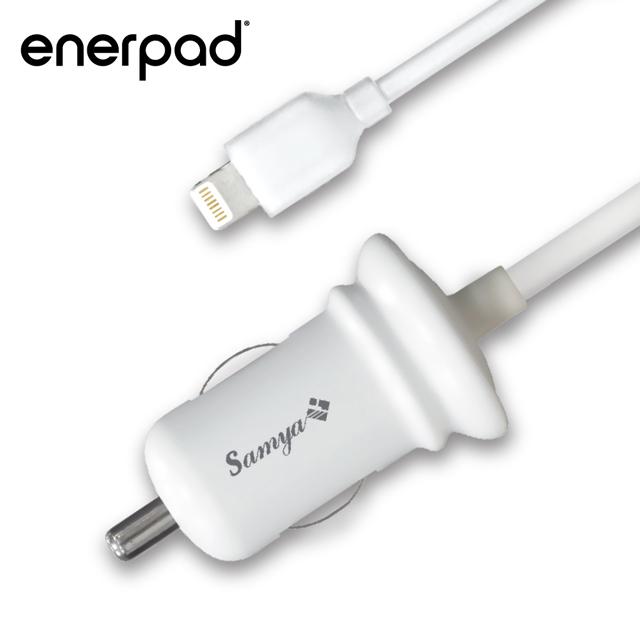 Enerpad Mfi認證lightning1cm帶線車用充電器pl 28a Pchome 24h購物