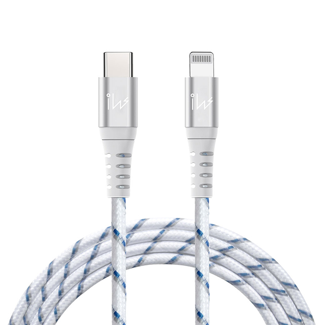 innowatt  MFi官方授權USB-C to Lightning C94快速充電編織傳輸線 (2米/白)