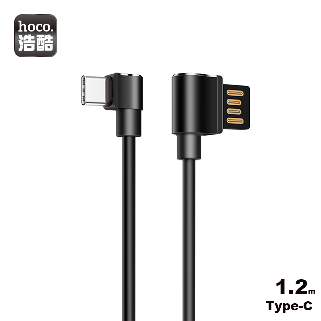 hoco. U37 Type-C 久游充電數據線 黑色