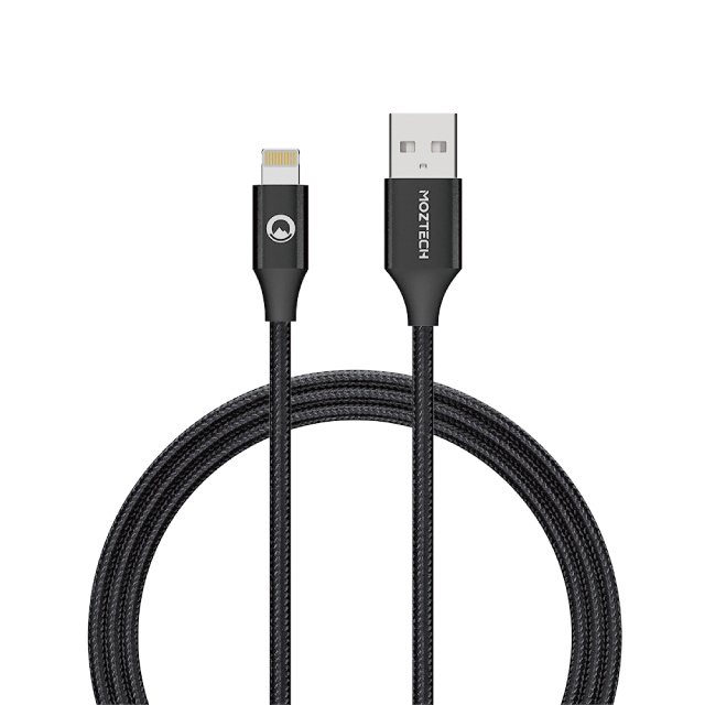 MOZTECH 墨子 編織傳輸充電線 USB-A to Lightning