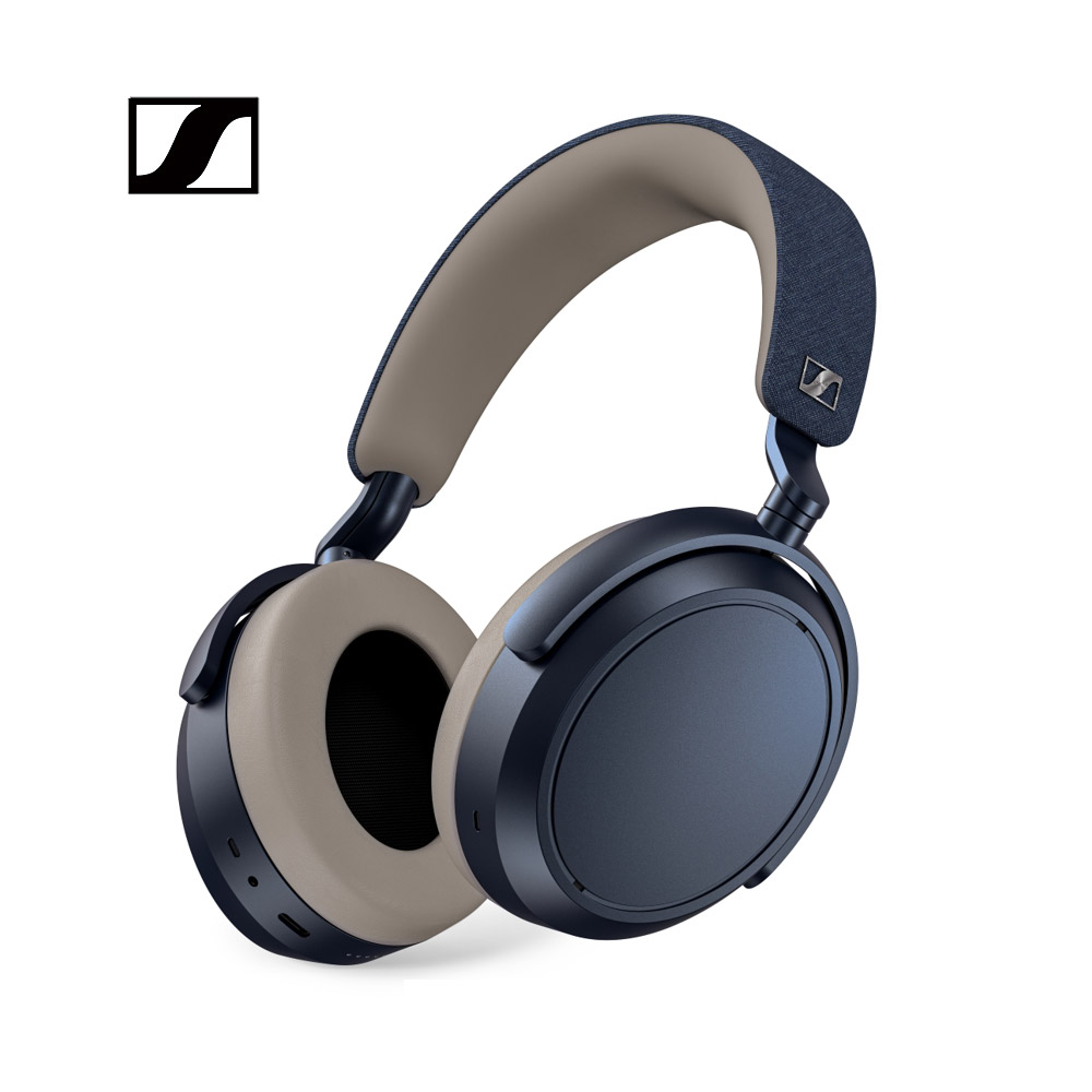 Momentum 4 Wireless 主動降噪耳罩式藍牙耳機 (丹寧色) M4AEBT(榮獲2024歐洲硬體大獎最佳耳機獎)