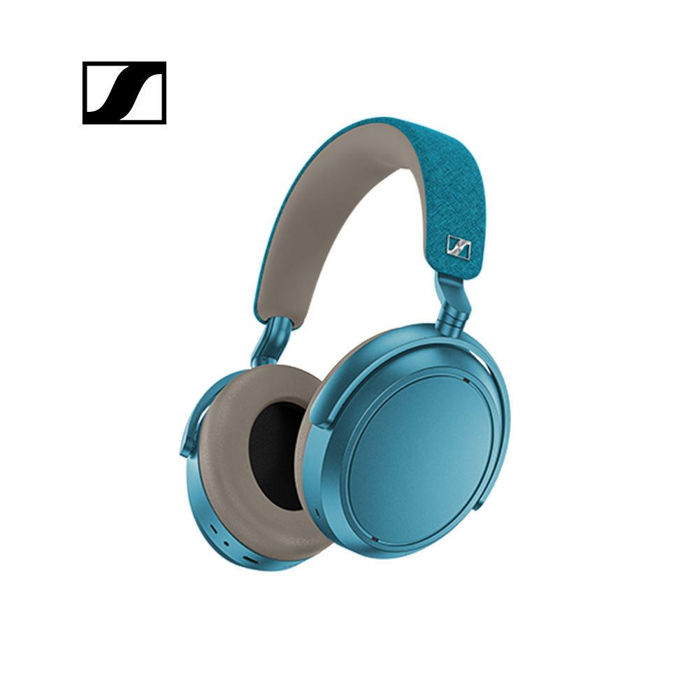 Sennheiser consumer hearing 森海塞爾耳機 MOMENTUM 4 Wireless 主動降噪耳罩式藍牙耳機 湖水綠
