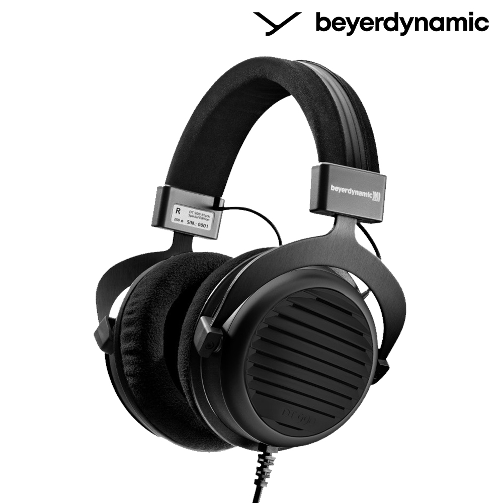beyerdynamic 拜雅 DT990 Black Special Edition 250歐姆 開放式 頭戴耳機 夜霧黑