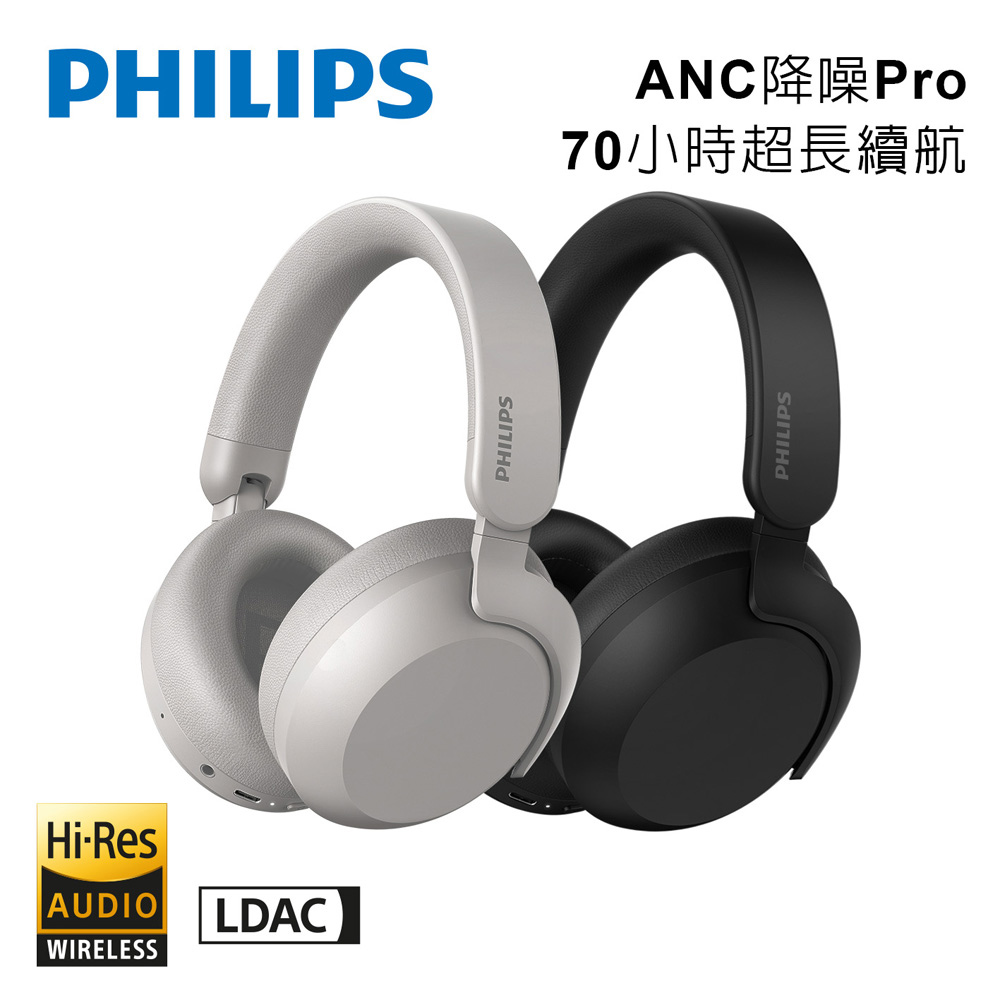 AI Hi-Res高音質ANC降噪藍牙耳罩耳機-TAH8000