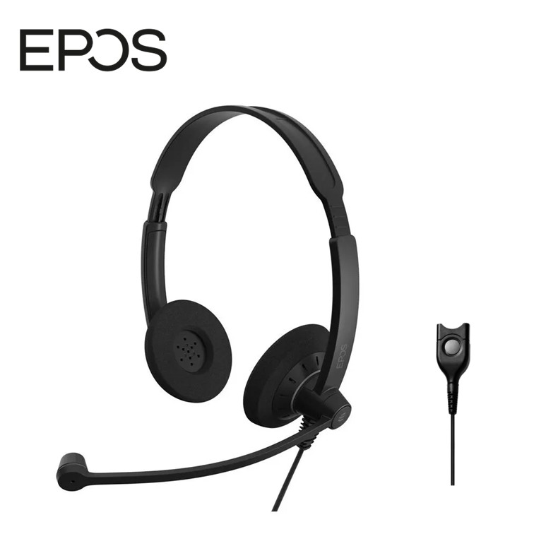 EPOS IMPACT SC 60 ED 雙耳有線耳機 (快拆頭)