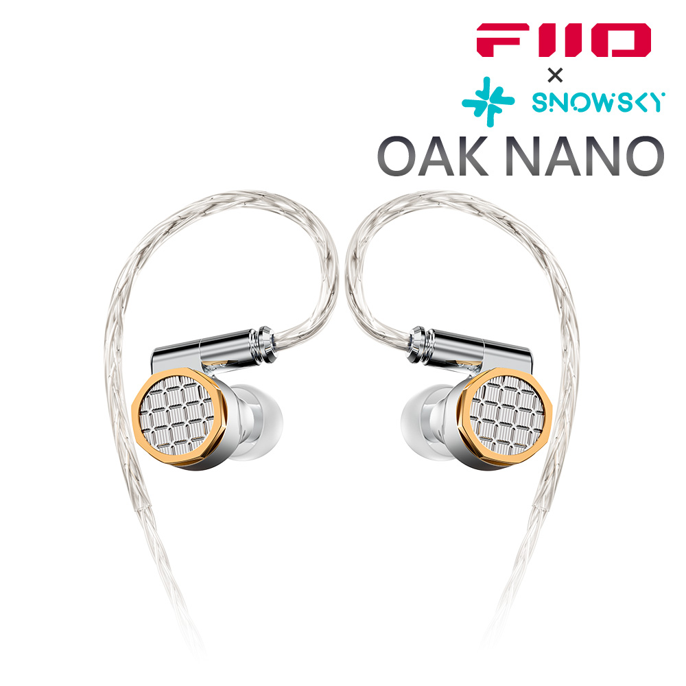 FIIO X SNOWSKY OAK NANO 鈹合金球頂振膜動圈CIEM可換線耳機