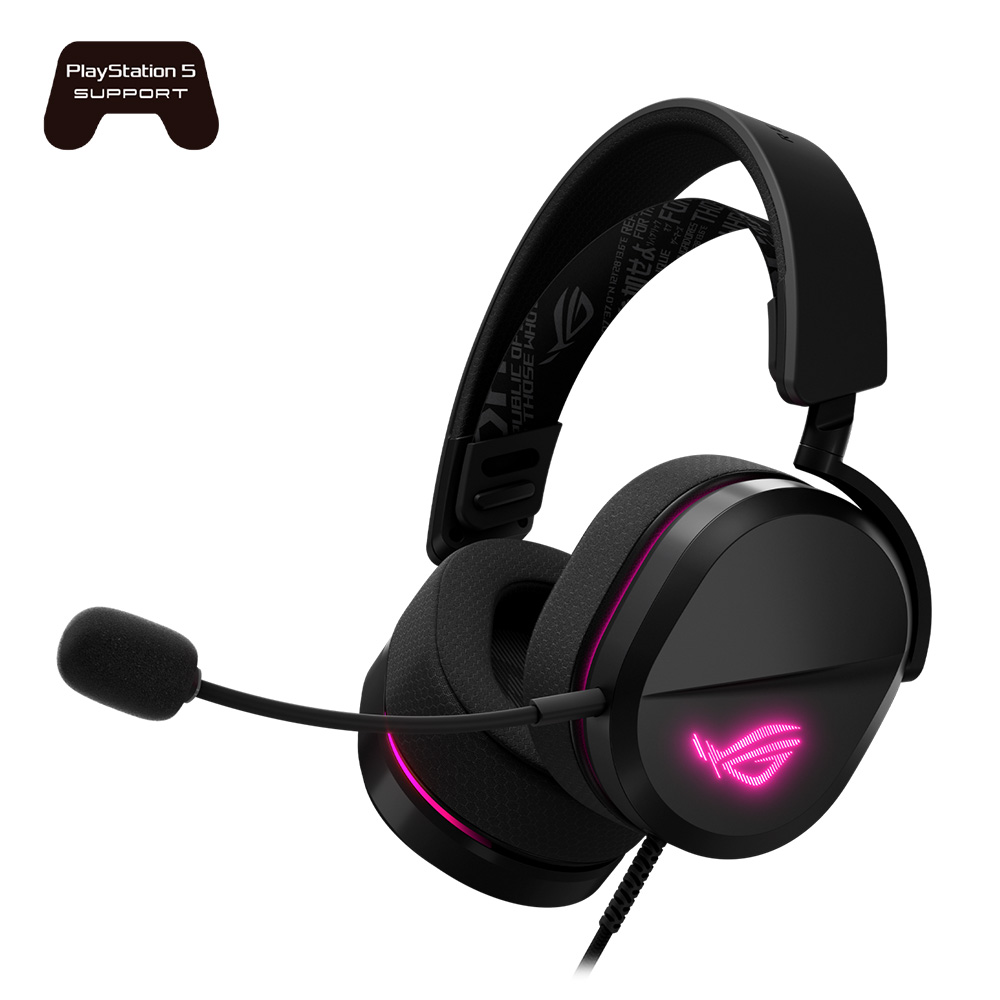 ASUS 華碩 ROG Pelta Core 電競有線耳機 黑色