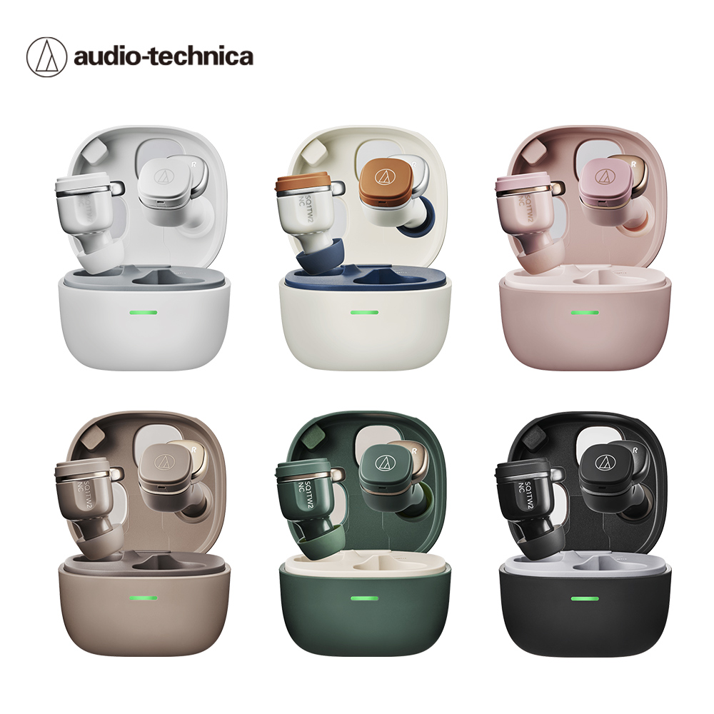 audio-technica 鐵三角 ATH-SQ1TW2NC 降噪真無線藍牙耳機