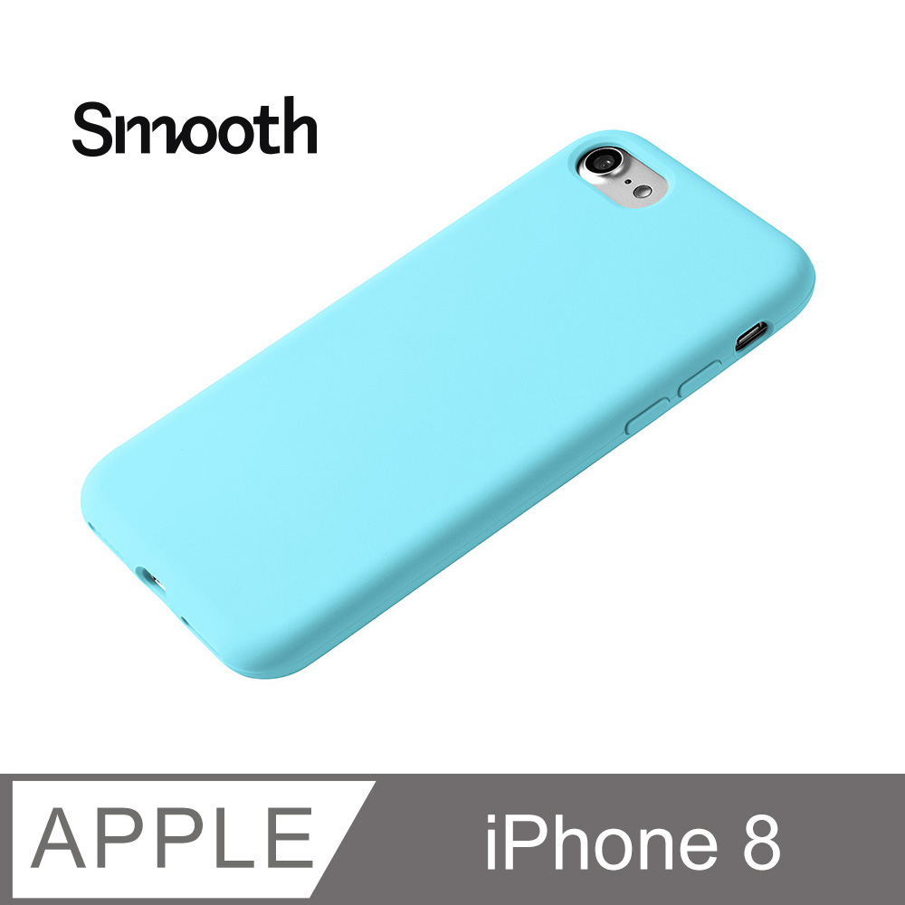 【液態矽膠殼】iphone 8 手機殼 i8 保護殼 矽膠 軟殼 (天藍)