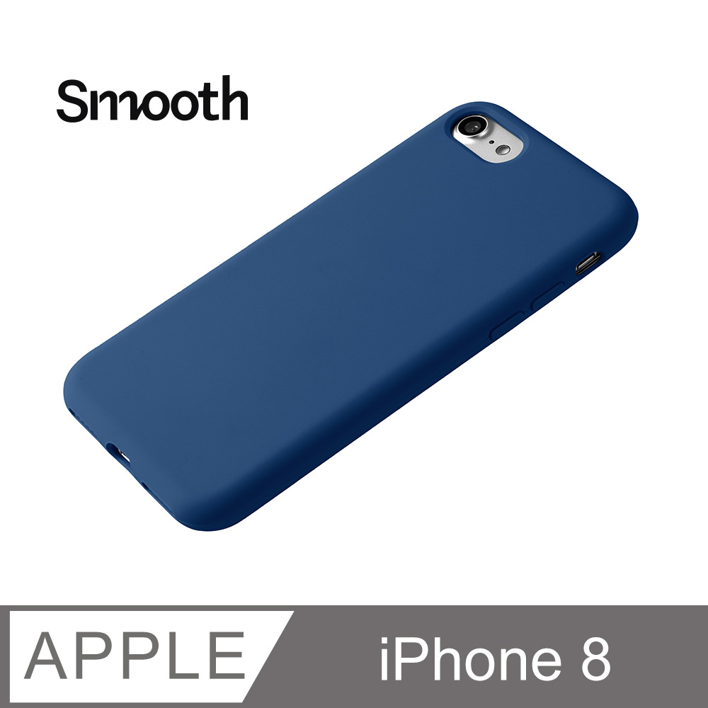 【液態矽膠殼】iphone8 手機殼 i8 保護殼 矽膠 軟殼 (藏青)