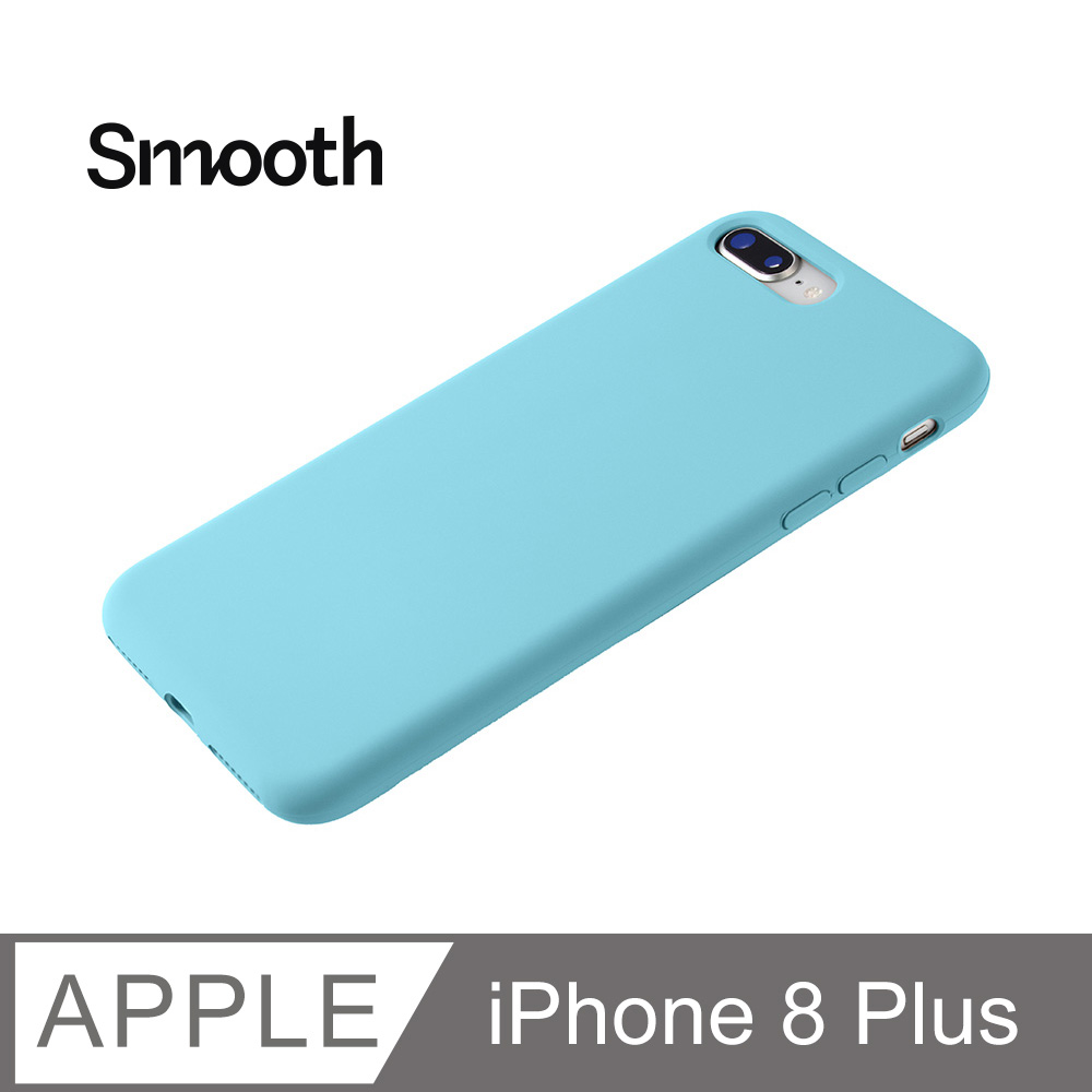 【液態矽膠殼】iPhone 8 Plus 手機殼 i8 Plus 保護殼 矽膠 軟殼 (天藍)