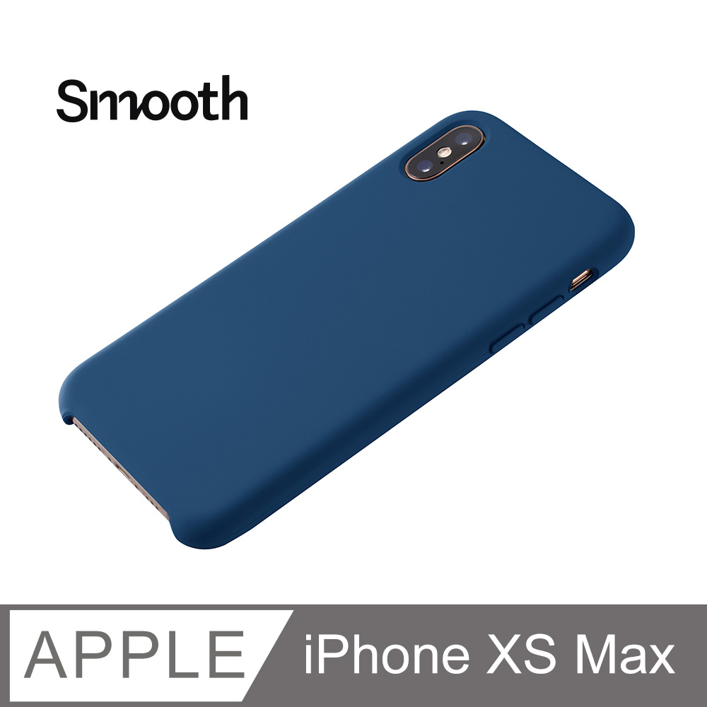【液態矽膠殼】iphone Xs Max 手機殼 iXs Max 保護殼 矽膠 軟殼 (藏青)